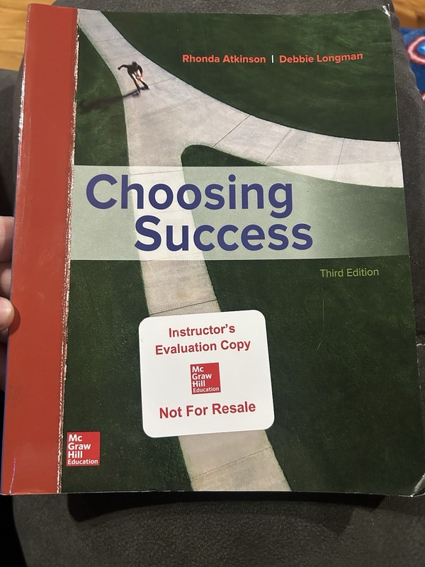 Choosing Success Third Edition Paperback