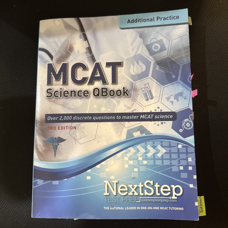 More Mcat Practice MCAT QBook : Over 2,000 Questions Covering Every MCAT Science