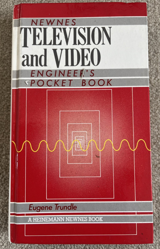Newnes Television and Video Engineer’s Pocket Book (Hardback ) 1987