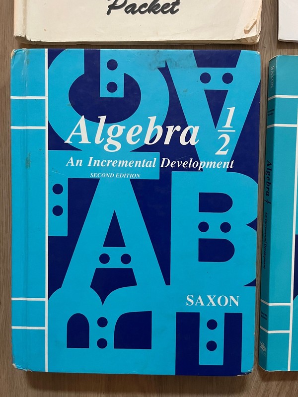 Saxon Algebra 1/2 Second Edition Textbook, Solutions Manual, Test Forms gallery
