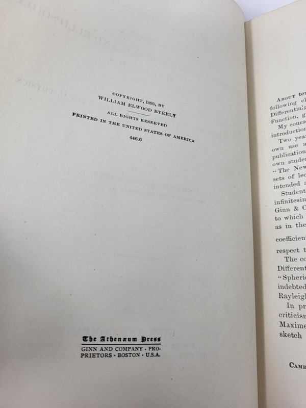 Spherical,Cylindrical,& Ellipsoidal Harmonics:w/Applications to Problems 1893 HC gallery