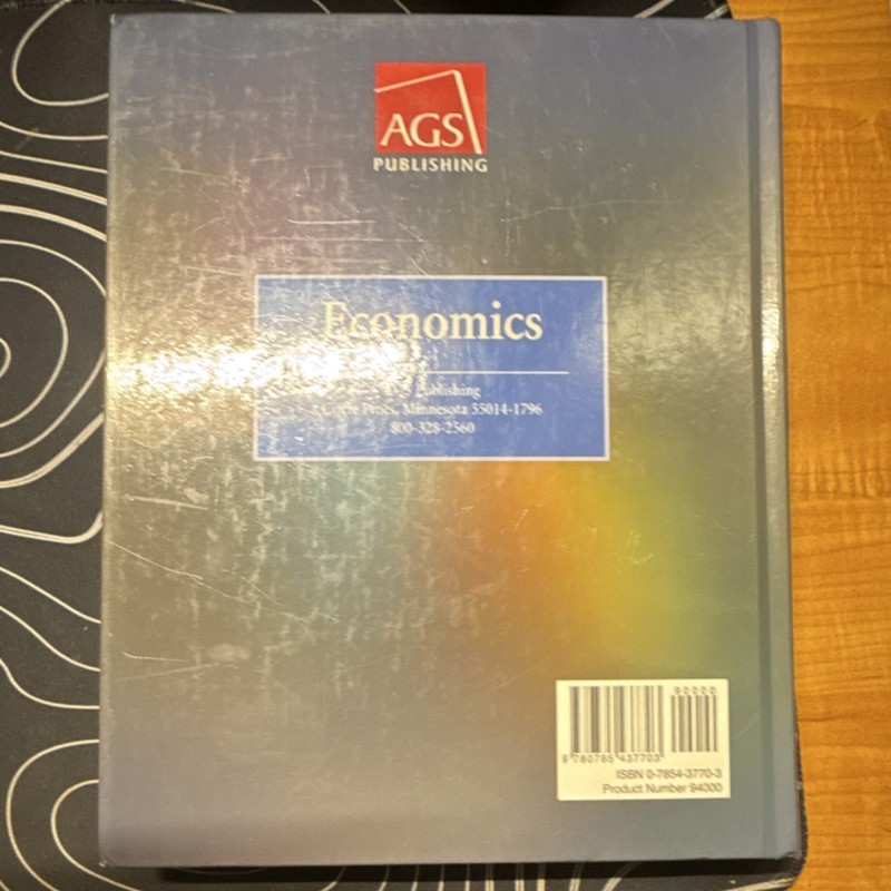 AGS Publishing Economics Textbook Hardcover English by A. G. S. Secondary gallery