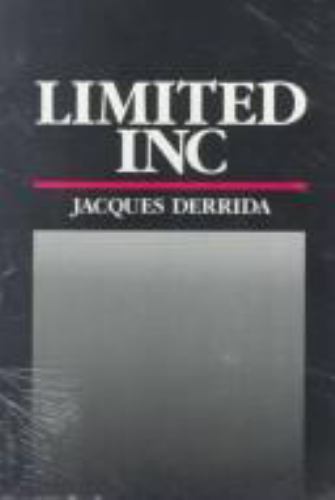 Limited Inc Derrida, Jacques paperback Used – Good