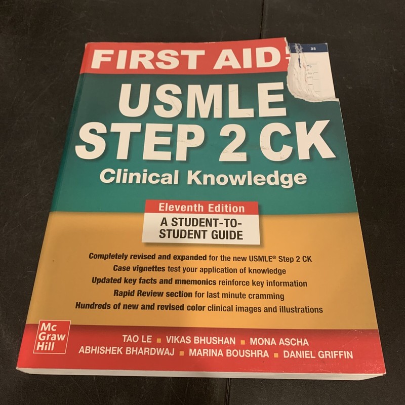 First Aid for the USMLE Step 2 CK, Eleventh Edition – Paperback – Acceptable