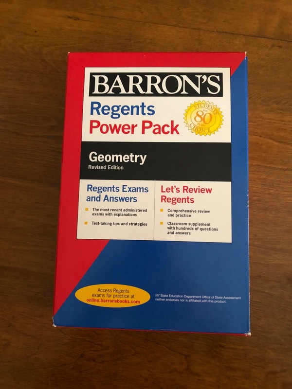 Regents Geometry Power Pack – Paperback, by Castagna Ph.D. Andre 2 Books