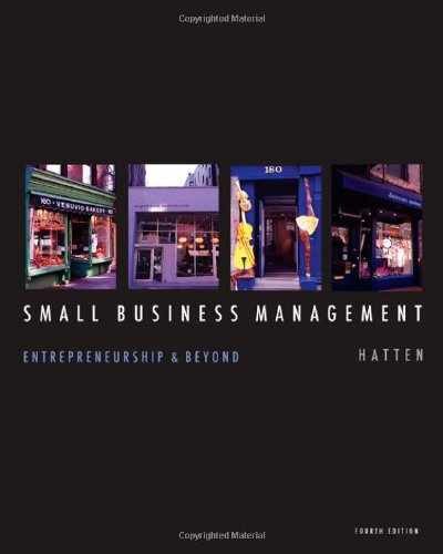 Small Business Management: – Hardcover, by Hatten Timothy S. – Very Good