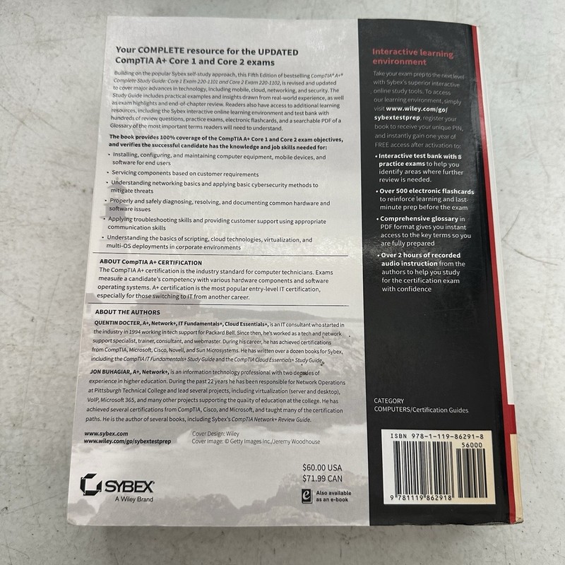 CompTIA A Complete Study Guide: Core 1 Exam 220-1101 and Core 2 Exam 2 - GOOD gallery