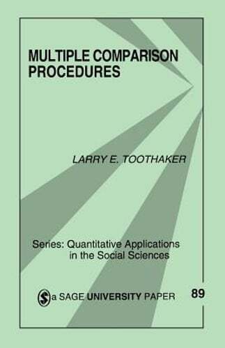 Multiple Comparison Procedures by Larry E Toothaker: Used