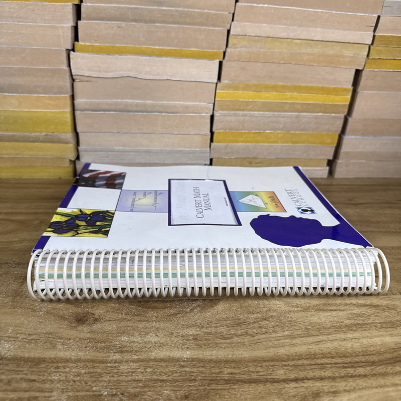 8th Grade Calvert Math Manual Spiral 08MMX0407-0607 Lesson Manual, Tests, Answer gallery