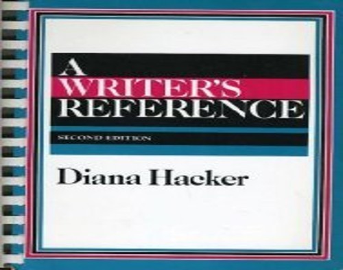 A Writer’s Reference, Hacker Diana T.