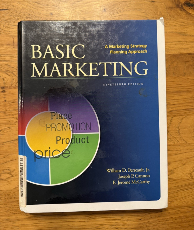 Basic Marketing: A Marketing Strategy Planning Approach 19th Ed Hardcover