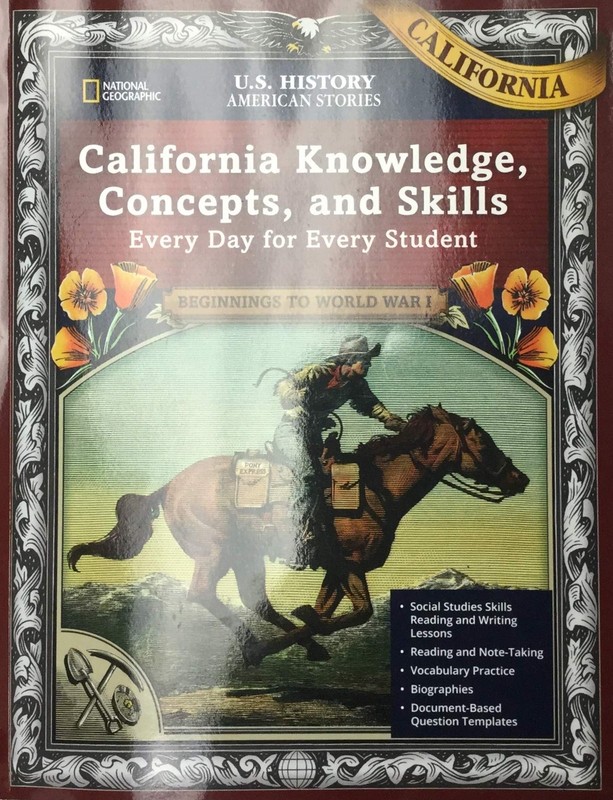 US History American Stories: Beginnings to World War I, California Knowledge…