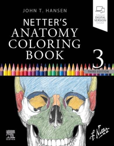 Netters Anatomy Coloring Book (Netter Basic Science) - Paperback - VERY GOOD