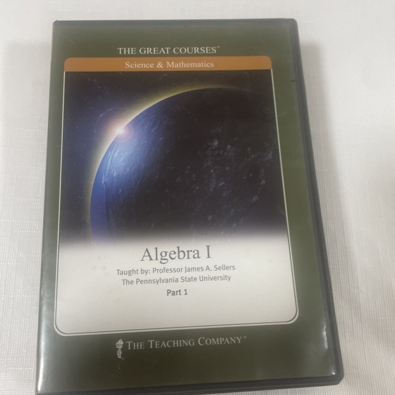 High School Level¿Algebra I by James A. Sellers (DVD ONLY)