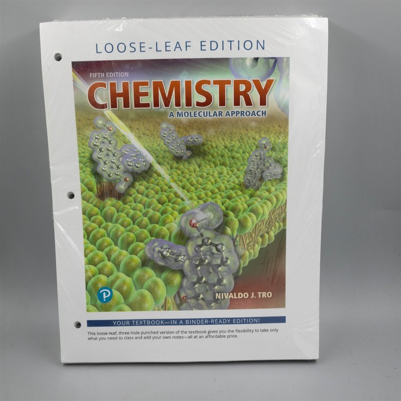 Chemistry : Molecular Approach (Loose-Leaf Edition Textbook, Nivaldo Tro, 2019)