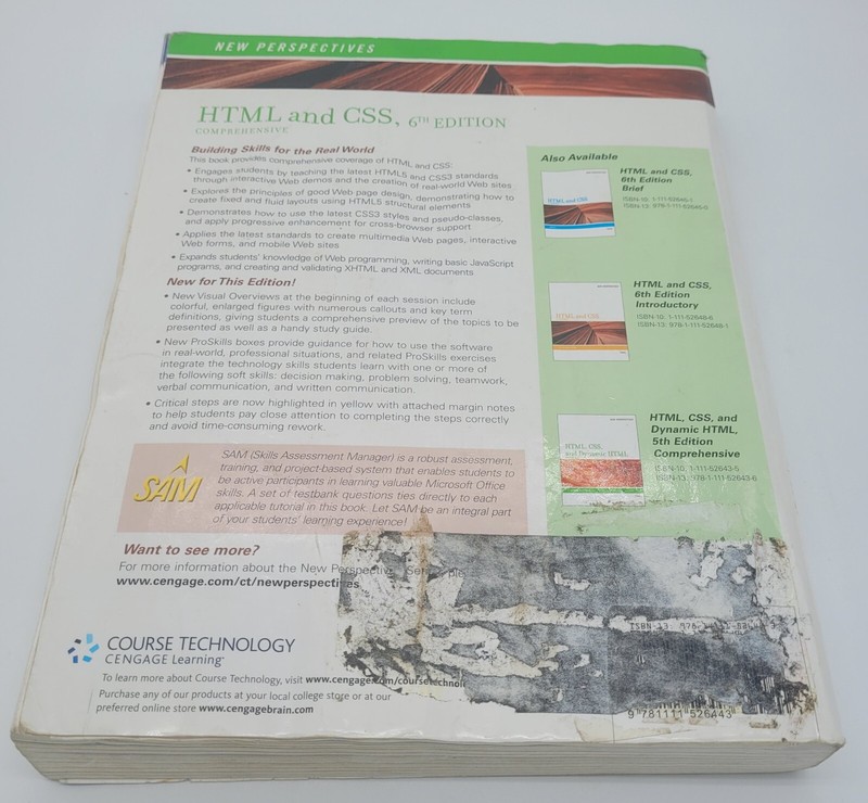 New Perspectives on HTML and CSS: Comprehensive by Carey, Patrick M Acceptable gallery