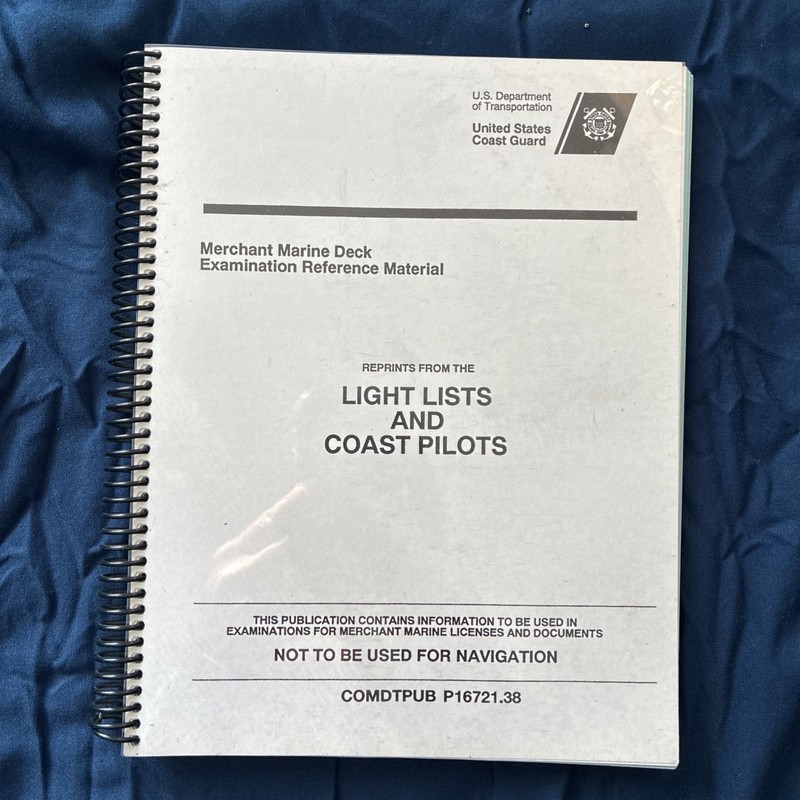 Merchant Marine Deck Examination Reference Material Reprints From the Light List