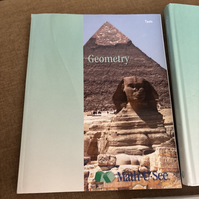 Math-U-See Geometry Instruction Manual & Tests & DVD Like NEW gallery