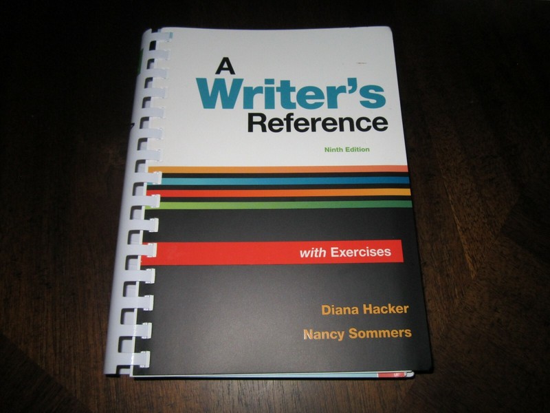 A Writer’s Reference with Exercises by Nancy Sommers and Diana Hacker (2017, Sp