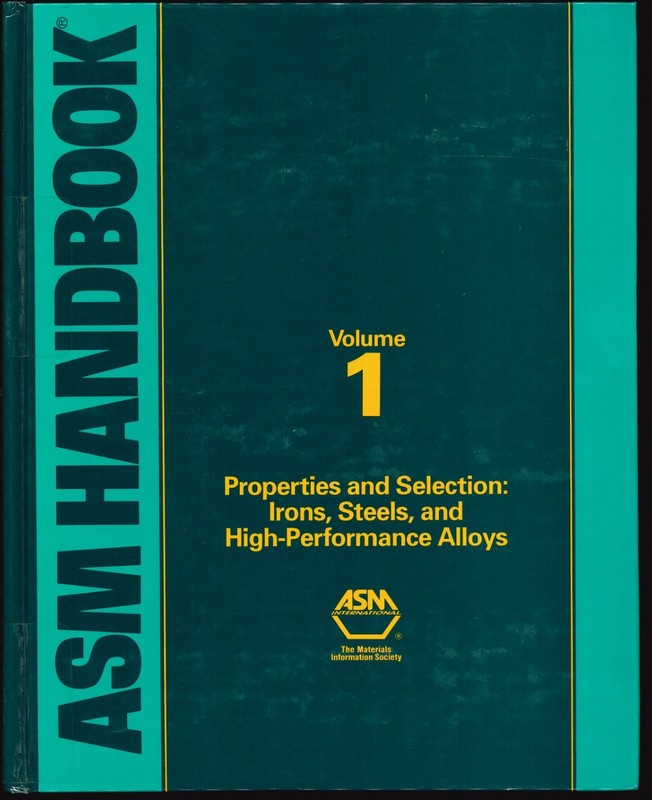 ASM Handbook, Volume 1 – 9780871703774 …High Performance Alloys