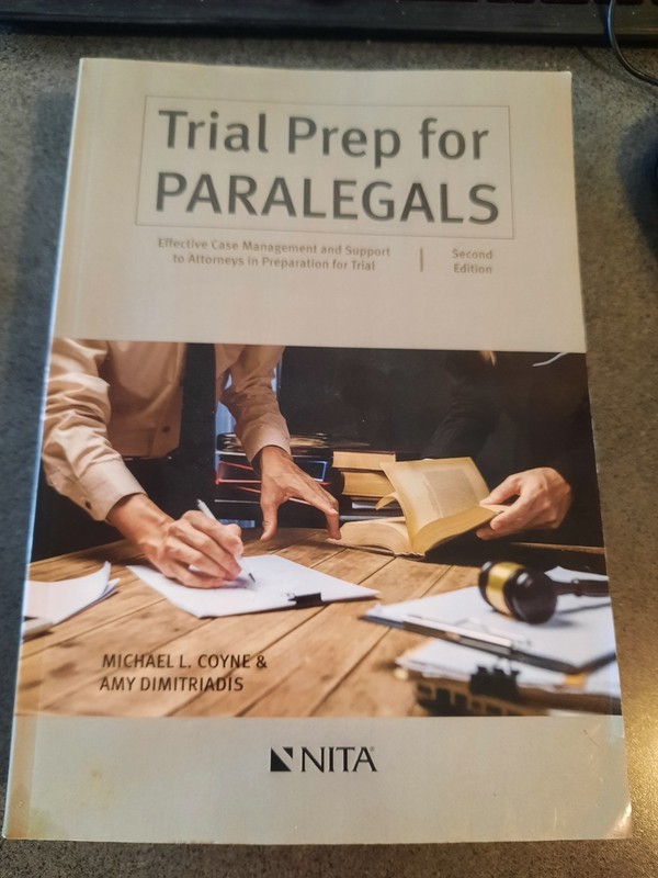 Nita Ser.: Trial Prep for Paralegals : Effective Case Management and Support to gallery