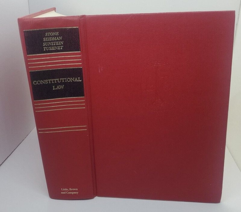 Constitutional Law 1986 First Edition Little Brown and Co Hardcover