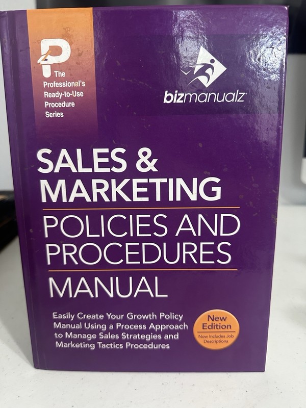 Sales & Marketing Policies and Procedures Manual by Inc Bizmanualz: Bottom Up gallery