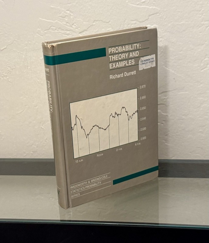 Probability: Theory and Examples by Richard Durrett 1991 HC