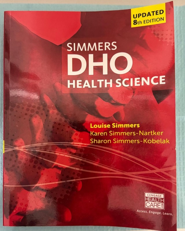 DHO Health Science Updated, Soft Cover (US STUDENT 8/E; ISBN-13: 9780357103081)