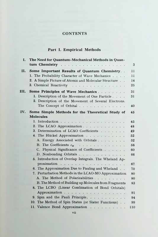 Quantum Chemistry Methods And Applications by Daudel Lefebvre 1961 Vintage Book gallery