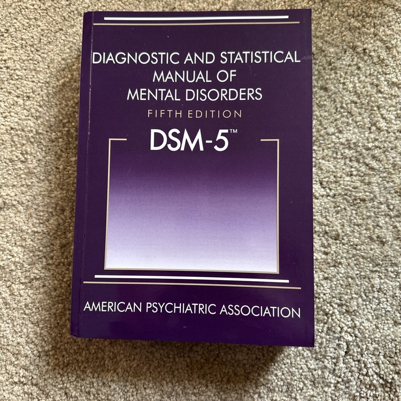 Diagnostic and Statistical Manual of Mental Disorders – DSM-5
