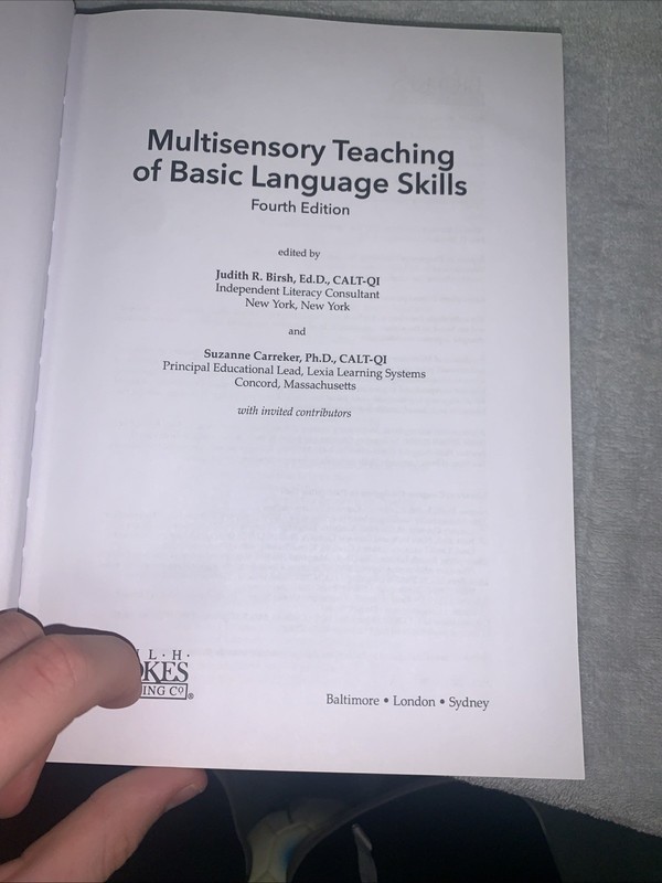 Multisensory Teaching of Basic Language Skills gallery