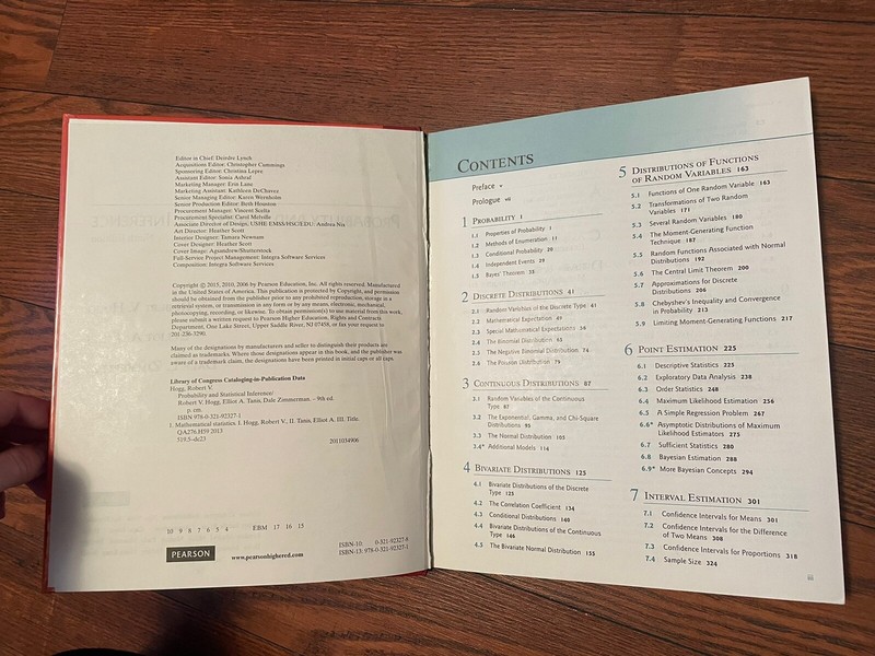 Probability and Statistical Inference by Dale Zimmerman, Elliot Tanis and Robert gallery