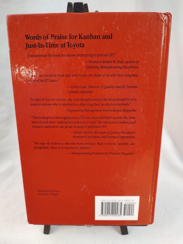 KANBAN Just-In Time at Toyota: Management Begins at the Workplace Red Book gallery
