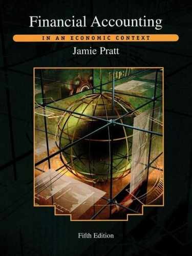 Financial Accounting: In an Economic – Hardcover, by Pratt Jamie – Very Good j
