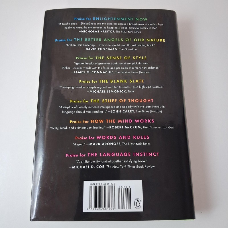 Rationality Steven Pinker Viking Black HC DJ 2021 First Edition Nonfiction gallery