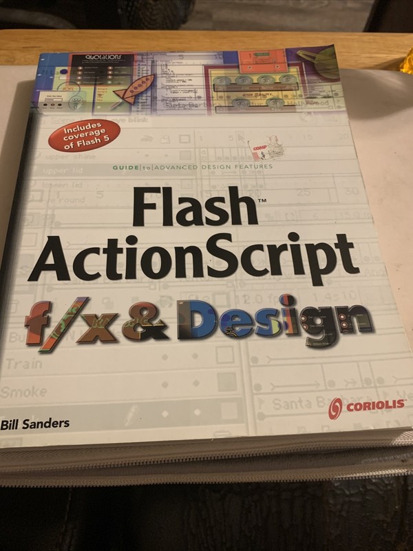 Flash Action Script f/x and Design by Bill Sanders (Paperback Book)