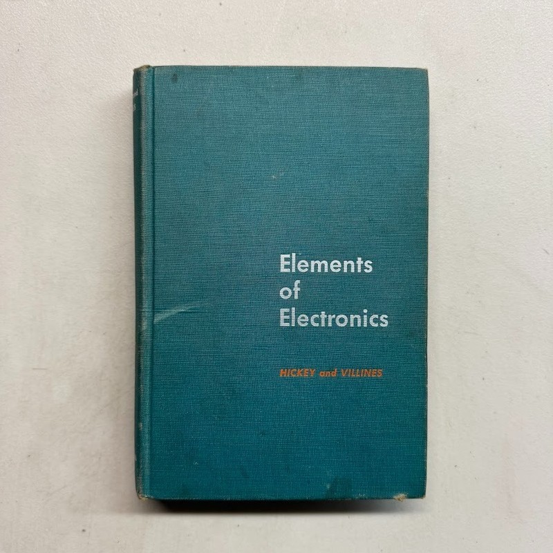1955 McGraw-Hill Elements Of Electronics Hickey & Villines VTG Textbook