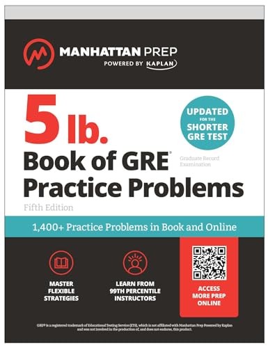 5 lb Book of GRE Practice Prob – ACCEPTABLE