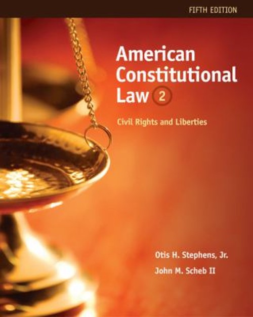 American Constitutional Law Vol. II : Civil Rights and Liberties,