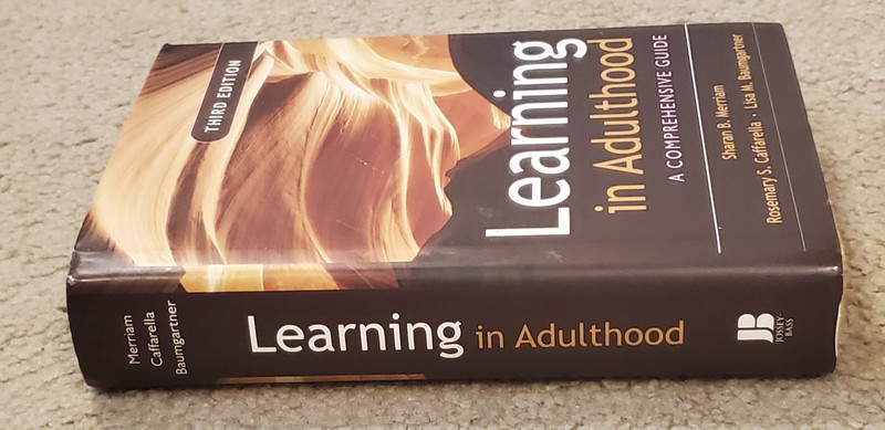 Learning in Adulthood 3rd Ed | Merriam & Caffarella | Like New Hardcover gallery