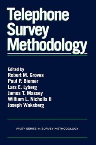 Telephone Survey Methodology, Paperback by Groves, Robert M.; Biemer, Paul P….