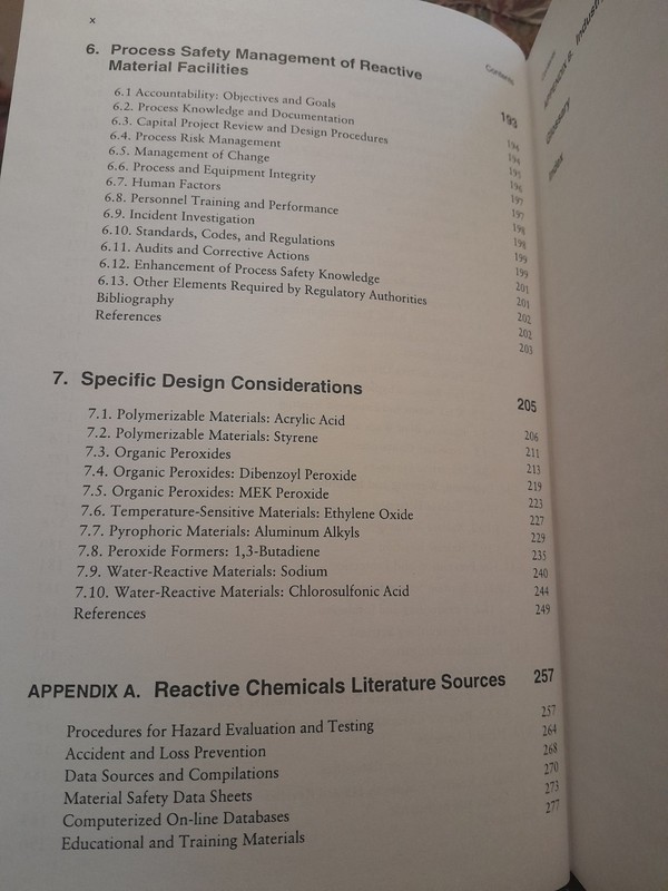 Guidelines for Safe Storage and Handling of Reactive Materials" by Ccps gallery