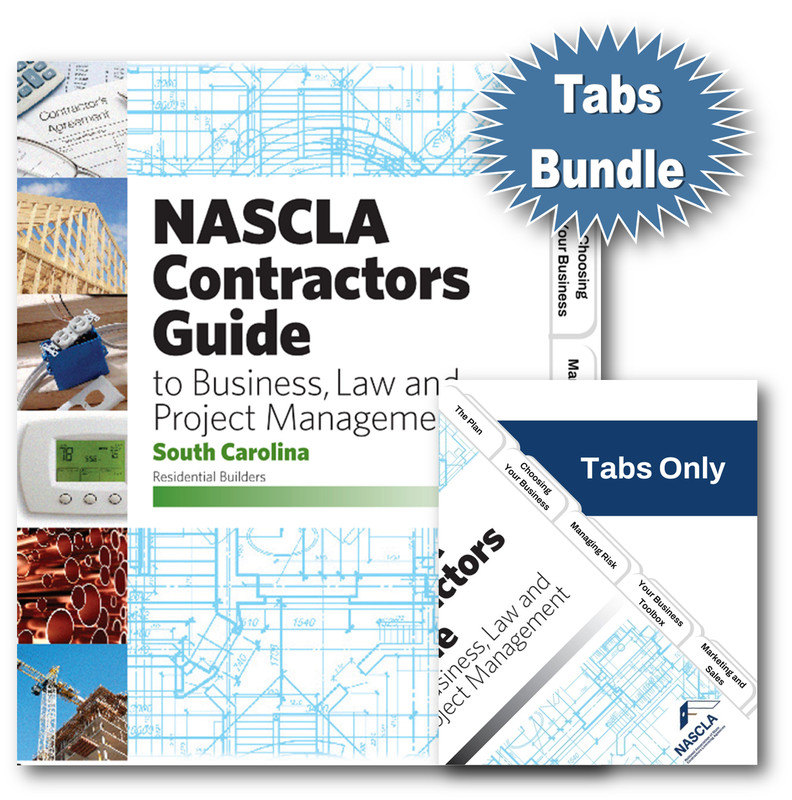 NASCLA South Carolina Residential Builders, 8th Edit Spiralbound with Index Tab