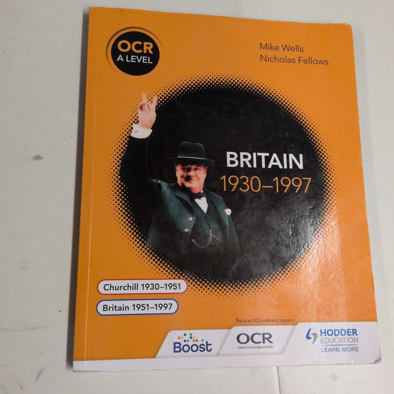 OCR A Level History: Britain 1930–1997 by Mike Wells (Paperback Book)