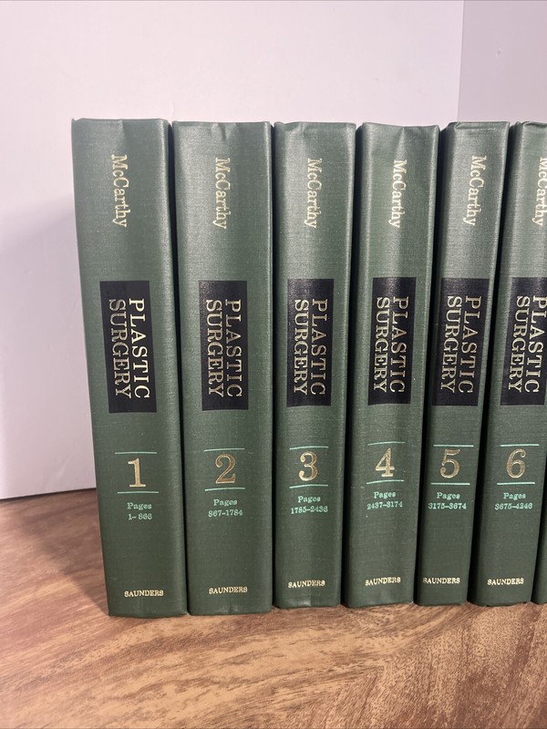 Plastic Surgery Complete Set Volumes 1 to 8 by Joseph G McCarthy HC gallery