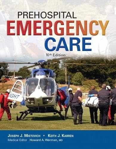 Prehospital Emergency Care – Paperback, by Mistovich Joseph J.; – Acceptable e
