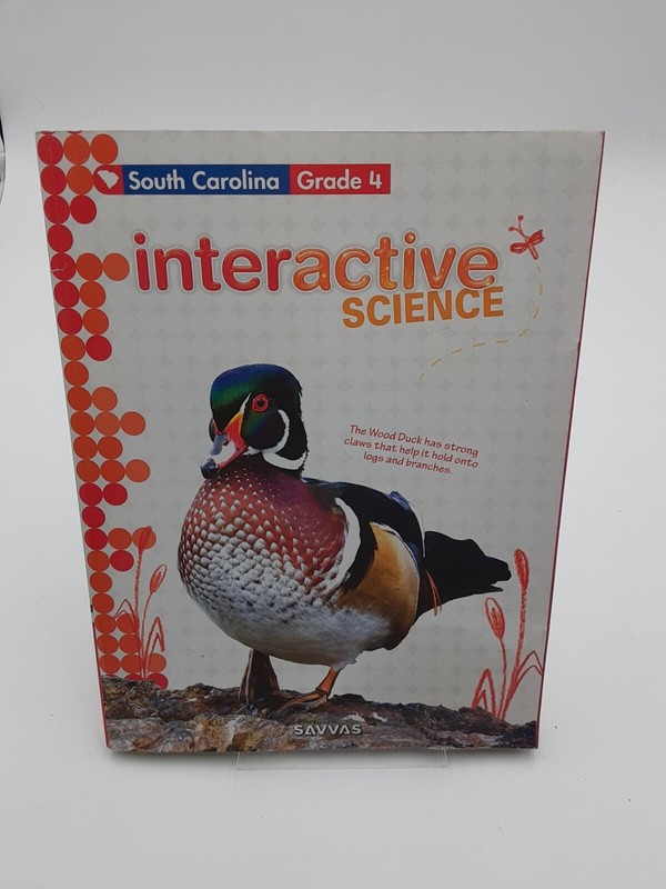 South Carolina Interactive Science Grade 4 Student Edition workbook