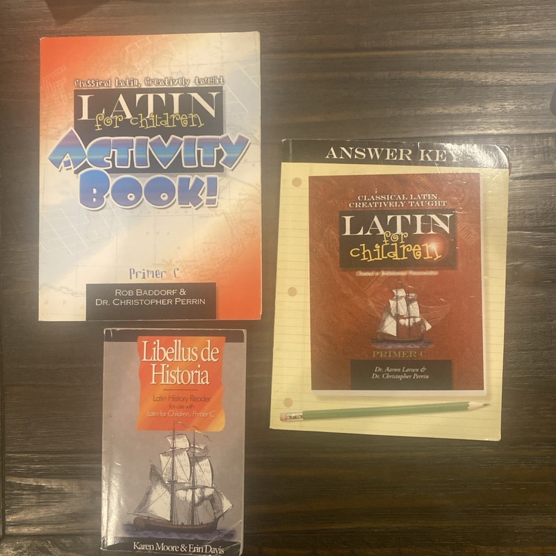 Latin for Children Activity Book: Primer C , Answer key, Reader See Description