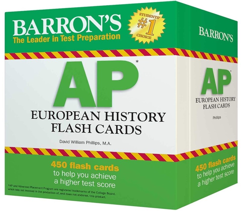 AP European History Flash Cards (Barron’s AP) 450 Flash Cards